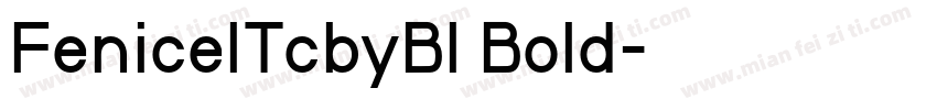 FeniceITcbyBI Bold字体转换